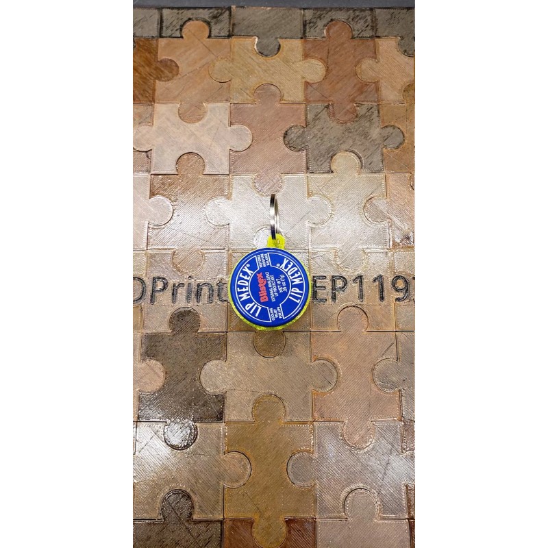Blistex 3D Printed Blistex Tub Holder/Key Ring. Blistex Tub Not