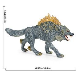Wolf Figure Toy Animal Models Toy Simulation Model PVC Snow Wolf Figures Ornaments Animal Model Children