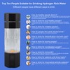 Hydrogen Water Bottle with Colorful Lights Platinum Titanium Electrode 2