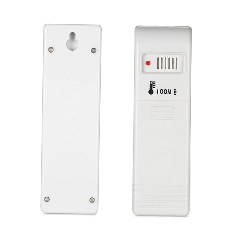 Hygrothermograph, Eacam LCD ℃/℉ Digital Wireless Indoor/Outdoor Thermometer Clock Temperature