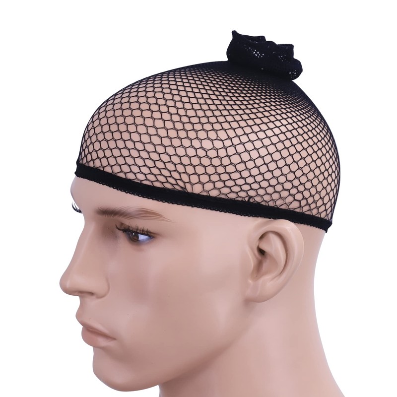 Hulaidywig Mens 70s / 80s Rocker Wig for Men Black