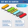Reorda® Writable Magnetic Strips – 84 Pieces (7 Colours) –