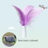 ORSDA 6Pcs Interchangeable Attachments Cat Feather Toys Replaceable Feathers and