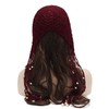 ZLYC Women Cotton Crochet Slouchy Beanie Hat with Tassel Handmade