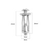 eMagTech 50PCS Jack Nuts Petal Nuts Expansion Nut Thin Fixings