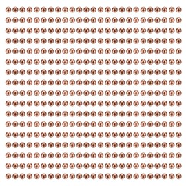 uxcell 400 Pcs Bearing Balls, 0.5mm Diameter Precision Solid Copper Bearing Balls Pure Copper Ball Spheres for Machinery, Automotive, and DIY (T2 Copper)