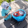 KIDDIETOTES Hardshell Kids Suitcase Scooter - Airline Approved Suitcase with