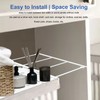 Tension Shelf Adjustable Space Saving Expandable Closet Organizer Dividers for