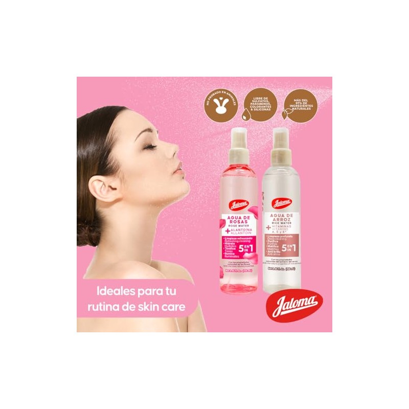 Jaloma Duo Pack Agua de Rosas 250 ml y Agua