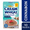 Cream of Wheat Instant Hot Cereal, Cinnabon, 1.23 Ounce, 10