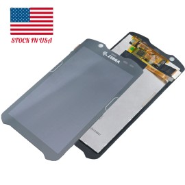 US Stock TC52 LCD Screen with Touch Digitizer for Zebra TC52 TC520K TC57 TC57HO Scannercolor: Black
