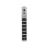 Monoprice 8 Outlet Rotating Surge Strip -Grey | UL Rated