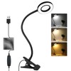 iVict Desk Lamp, Eye Protection Clip on Ring Light, 48