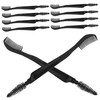 Outanaya 10pcs Double-ended Eyebrow Brush Set Eyebrow Spoolie Lash Comb
