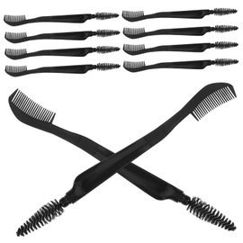 Outanaya 10pcs Double-ended Eyebrow Brush Set Eyebrow Spoolie Lash Comb Makeup Tool for Grooming