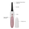 Heated Eyelash Curler Rechargeable Silicone Brush Head Portable Electric Eyelash