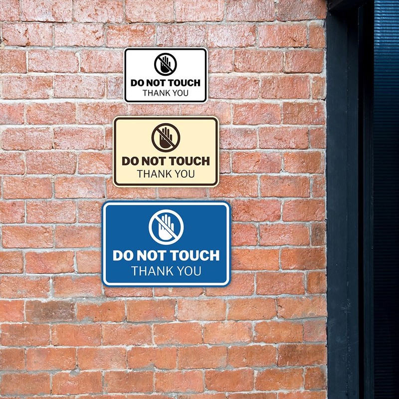 Signs ByLITA Classic Framed Do Not Touch Thank You Sign
