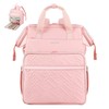 Leudes Knitting Bag Backpack, Yarn Storage Organizer Large Crochet Bag