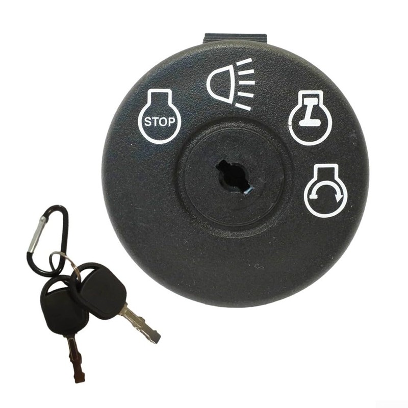 SPORTARC Lawnmower Ignition Switch, Ignition Key Switch with Key for