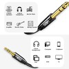 MillSO 6.35mm 3.5mm Converter Cable, 2.4m Male to Male Audio