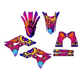 2019-2021 CRF 250 R Zany Pink Senge Graphics Base Kit Compatible with Honda