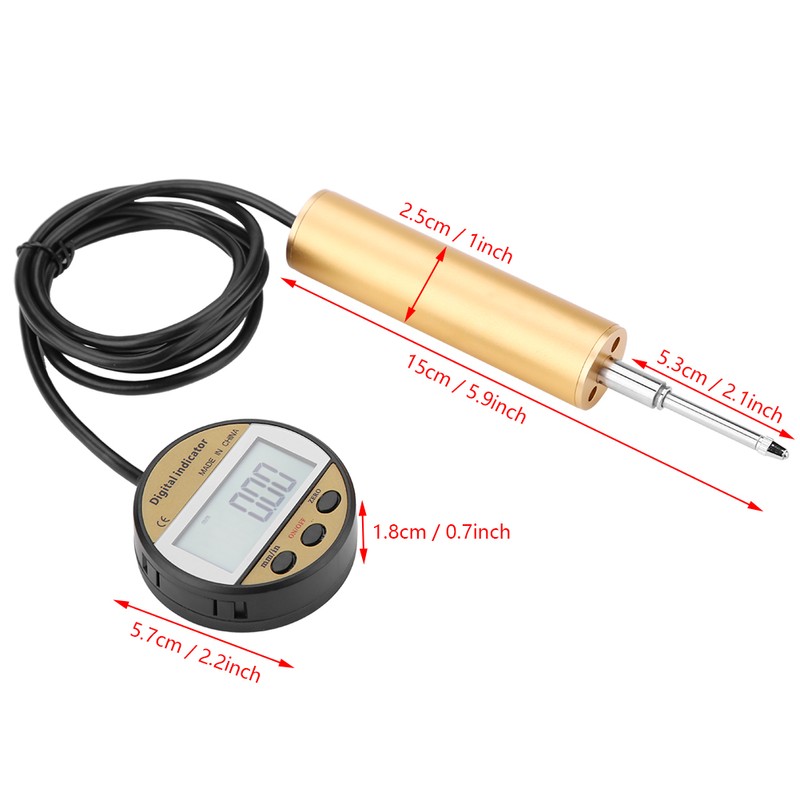 0-25.4mm 0.01mm Precise Remote Type Digital Indicator Gauge Tool ±0.03mm