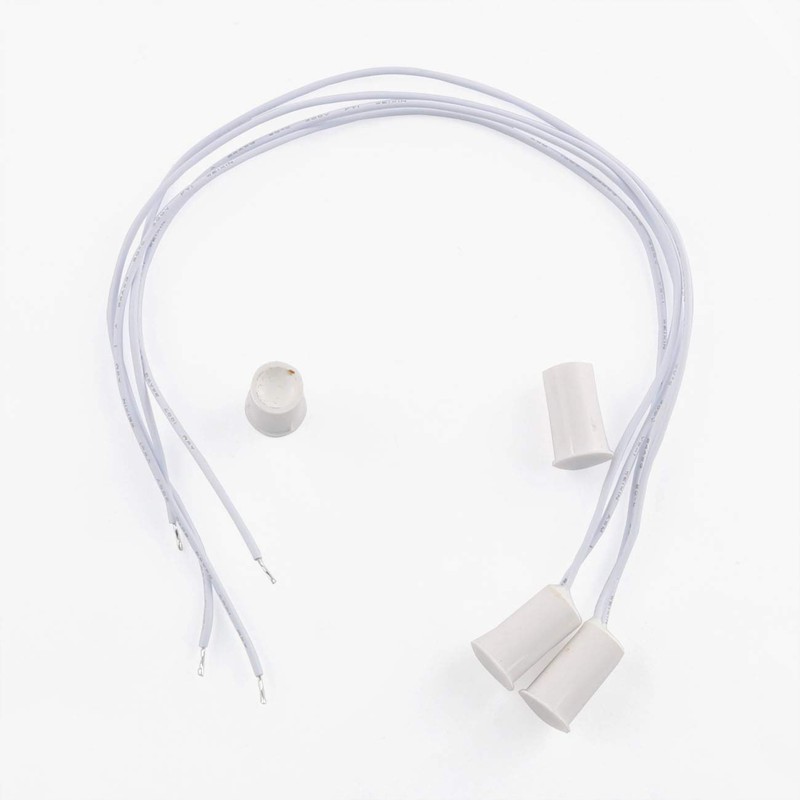 E-outstanding 2 Pcs Recessed Door Window Magnetic Switch Wired Home