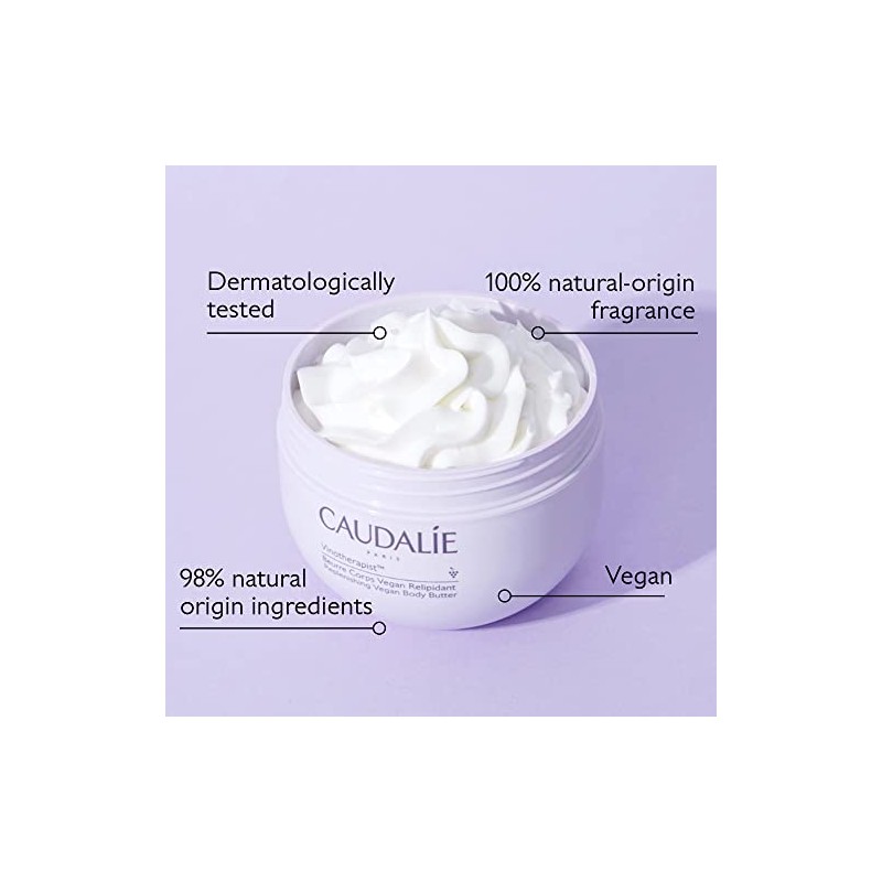 Caudalie Vinotherapist Manteca Corporal Vegana Regenera Hidrata Nutre Piel Seca