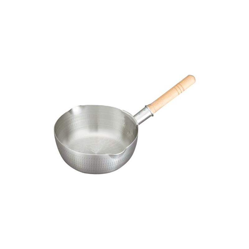 Nakao Aluminum Hammered Yatko Yukihira Pot, 6.5 inches (16.5 cm)