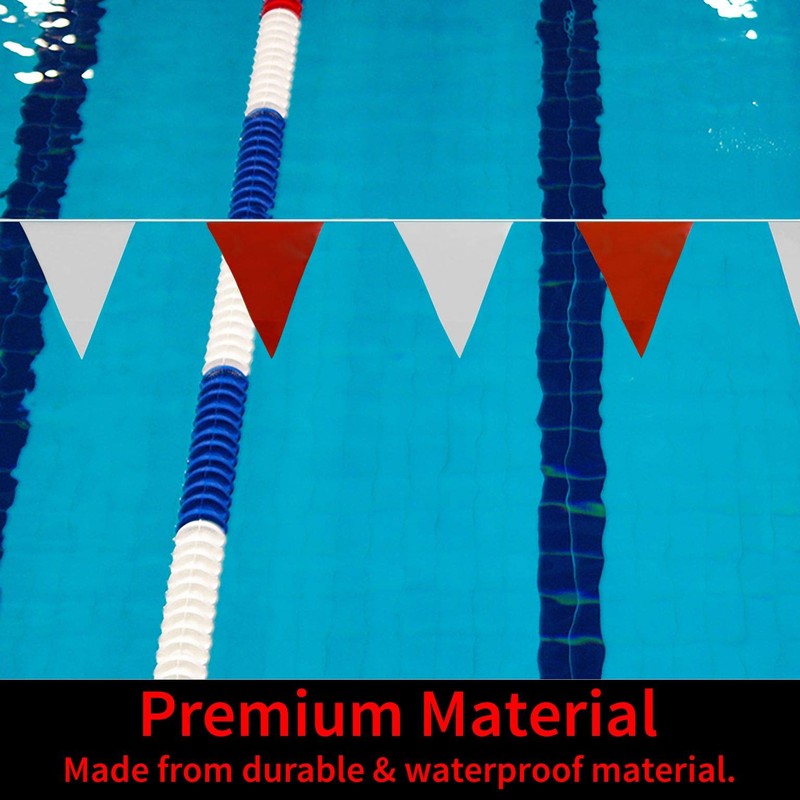 Water Gear Backstroke Flags - Meets All Regulations - Heavy-Duty
