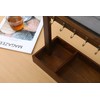 POKHDYE Wood Entryway Tabletop Key Holder Rack，Rustic Burnt Decorative Organizer