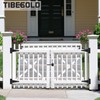 TIBEGOLD Gate Latch Cable Pull, Spring-Loaded Cable Pull, Black Gate