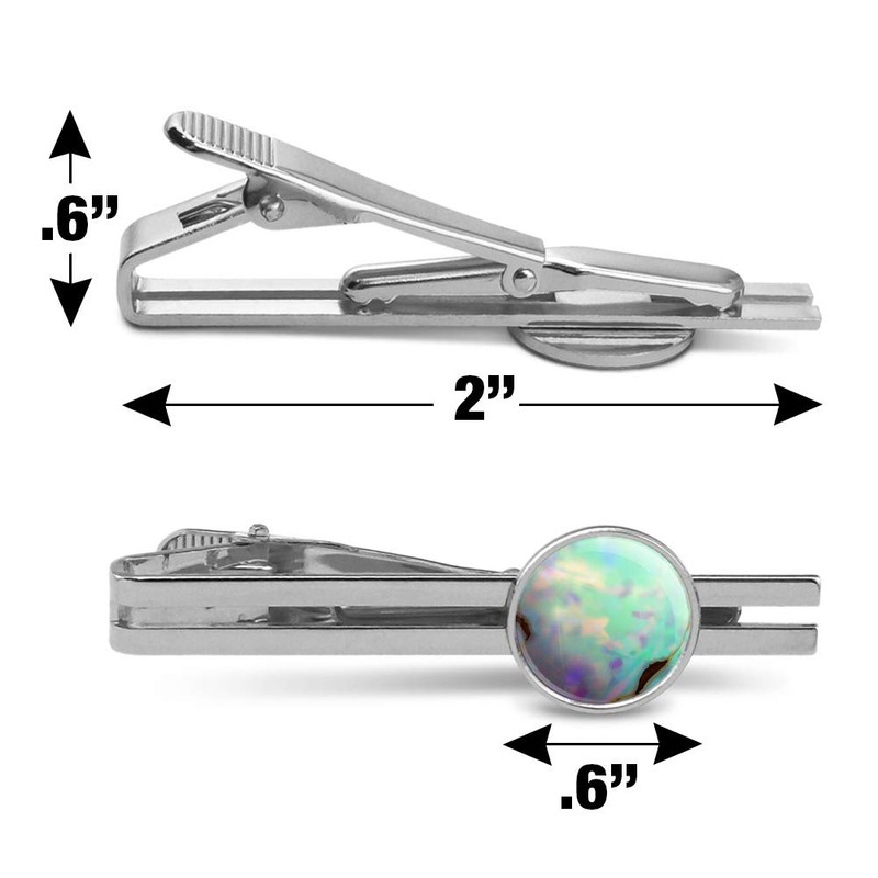 GRAPHICS & MORE Opal Gemstone Picture (Image Only) Round Tie