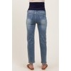 PinkBlush Light Wash Slim Straight Maternity Jeans