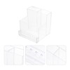 Baluue 2pcs Cosmetic Storage Box Brush Organiser Acrylic Makeup Holders