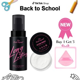 The Pink Squad Waterproof Makeup Setting Spray for Face, Long-lasting, Spray for Smudge-proof & Transfer-resistant Makeup, 16 HR Wear, Oil-free, Natural Finish #cozyvibes #effortlessbeauty