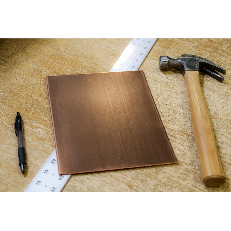 K&S Precision Metals Copper Etching Plate 6605 – 0.050" Thick