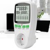 Energy Monitor 0.000KWh-9999KWh Power Meter Plug 0-16A Electricity Usage Monitor