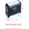 stampexpression - Tax Payment Due with Line Office Self Inking