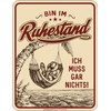 Decorative Tin Sign as a Gift for Pensioners - Bin