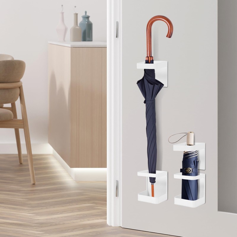 KAIXUANMAN Umbrella Stand, Magnetic Umbrella Stand, Compact Entrance Storage, Umbrella