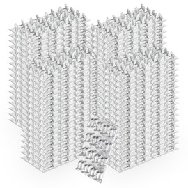 MOZCORN Truss Plates 2x4, 60 Pcs Pronged Mending Plate with Staggered Nail Teeth, Roof to Truss Wood Connectors, 20 Ga Thickness