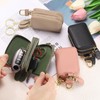 uxcell Genuine Leather Car Key Fob Case, Universal Car Key