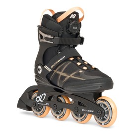 K2 Alexis 80 BOA Womens Inline Skates - Black/Pink, 9.0