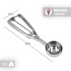 Metaltex 253750010 Porzionatore in acciaio INOX per gelato