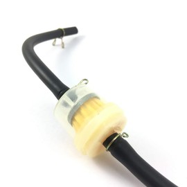 Petrol hose in black and petrol filter/carburettor connection e.g. for Baotian Kymco Hyosung Jinlun Rex RS Yiben Yiying Benzhou YY50QT QM50QT LB50QT Ecobike V-CLIC Sachs China Scooter Quad ATV