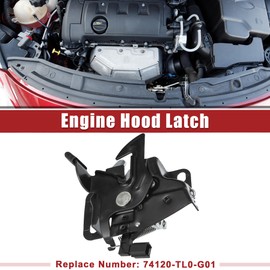 ACROPIX Engine Hood Latch Assembly No.74120-TL0-G01 Fit for Acura TSX 2009-2014 Pack of 1 Black