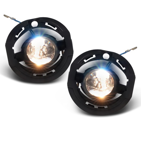 HECASA Pair LED Fog Lights Compatible with 11-14 Dodge Avenger|2012