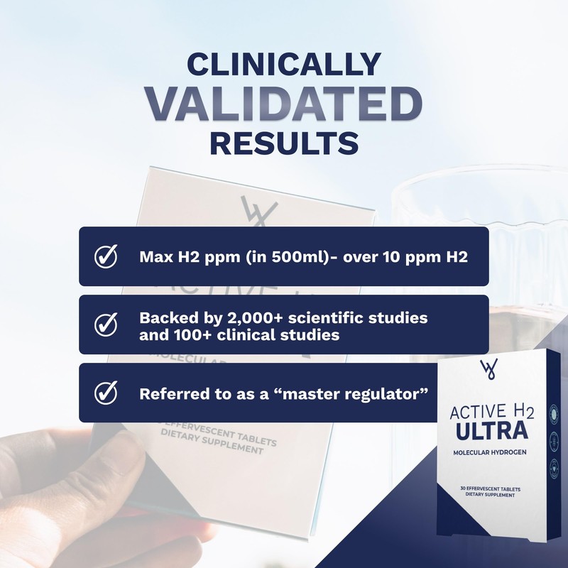 Active H2 Ultra Hydrogen Water Tablet - Optimize Health, Support