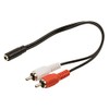 Goobay 33751-GB 0.2m 3.5mm Stereo Jack to 2x RCA Plug